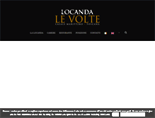 Tablet Screenshot of locandalevolte.com